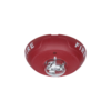 Ceiling-Mount Horn Strobe with Red Color, Two-Wire Installation, Selectable Strobe Settings, Modern and Elegant Design, and Low Current Consumption