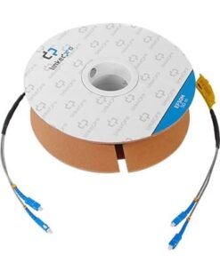 164 ft (50 m) Drum of Fiber Optic Singlemode with SC-SC Duplex Connectors