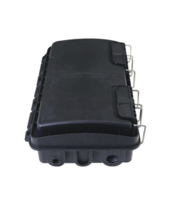 Fiber termination box, 16 ports, IP65, loaded with 1x8 SC/APC splitter G657A1, 900 µm, 8 SC/APC adapters.