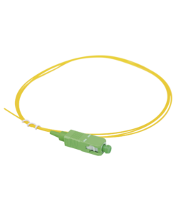 Single-mode Fiber Optic pigtail SC/APC, 1 meter simplex