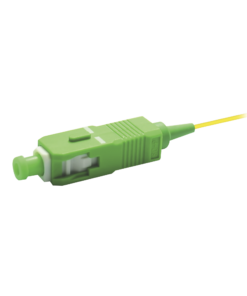 SC/APC Fiber Optic Pigtail, Simplex, Singlemode, 2 meters (6.5 ft)
