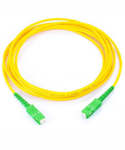 Singlemode Fiber Optic Jumper SC/APC-SC/APC Simplex, yellow, 3 meters