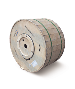 4 km Spool of Aerial Optical Fiber Mini ADSS (ASU) G.652D, Singlemode 6 Wires, Outdoor, Span 80, Loose Tube